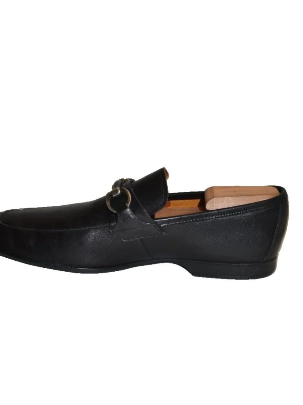 Magnanni Horsebit Leather Loafer Size 10 M Black 16482 DD32